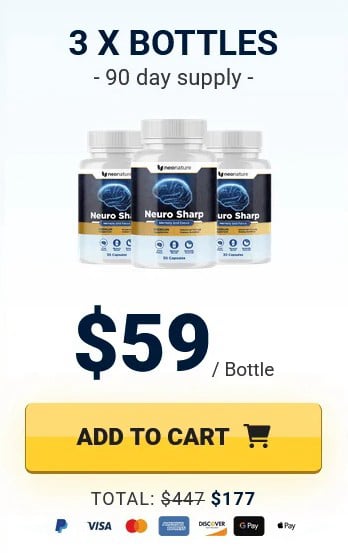Neuro Sharp price 3 bottle