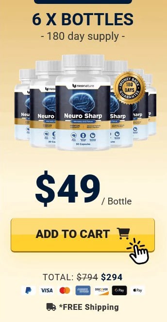 Neuro Sharp price 6 bottle
